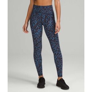 Lululemon Swift Speed High-Rise Leggings 28" in Leopard Camo Blue Nile